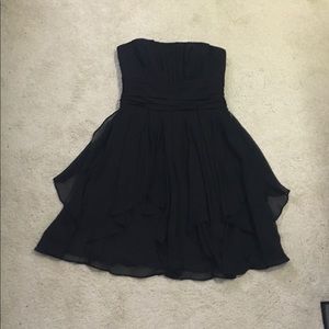 Black Bridesmaid’s Dress by David’s Bridal